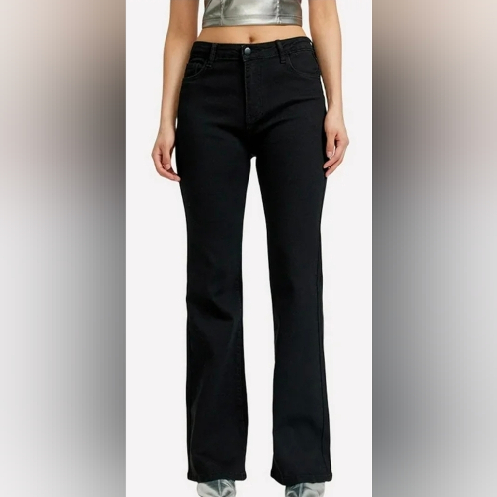 No Boundaries Black Flare Jeans - Women's